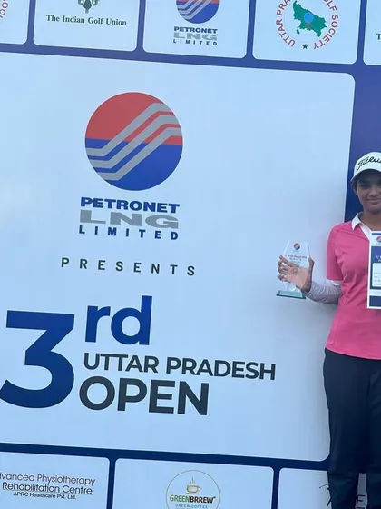 Congratulations to Shreshtha Shukla, winner of the 3rd UP Open in the A-Category, with an incredible score of 7-under-par.