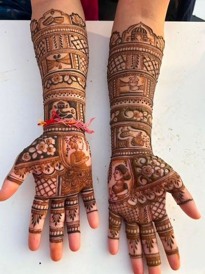 Kanha Mehandi - Bridal Mehndi Intricate Hand Designs photo 59