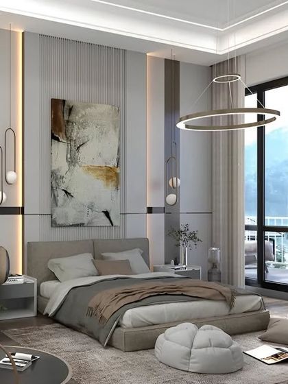 Dreaming in Colors & Textures - Modular Interiors & Room Renovation Serene Master Bedrooms photo 10