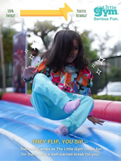 They flip, you sip! Our summer camps are designed to be a blast for them and a well-earned break for you. I promise your child will come home with messy hair, a huge grin, and stories of their amazing day.