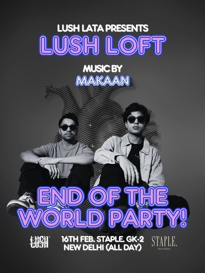 The artist poster for Makaan. Showcasing the diverse talent is a key part of my curation process for Lush Loft.