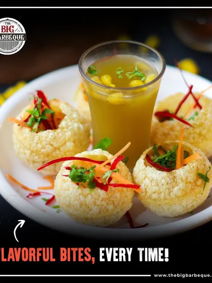 Your street food cravings end here. Our dedicated chaat counter serves up flavorful bites like pani puri, made with the freshest ingredients to give you that authentic, tangy experience.