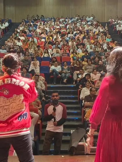 The view from my stage is the best in the world. Looking out at a packed auditorium with every single person engaged, singing, and smiling is the greatest reward for any performer.