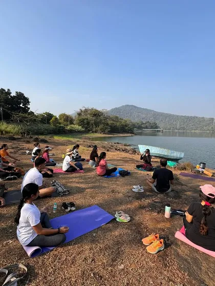 A moment of shared stillness during one of our one-day nature escapes. We find beautiful, quiet spots close to the city to help you reset and recharge, even if you only have a day to spare.