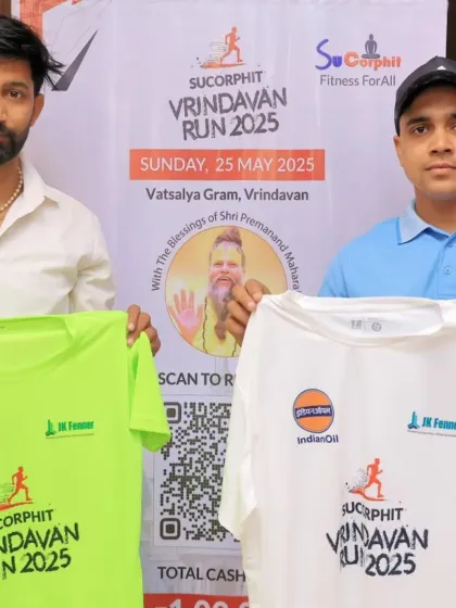 Promoting the Sucorphit Vrindavan Run 2025. I help organize and coach for events like these.