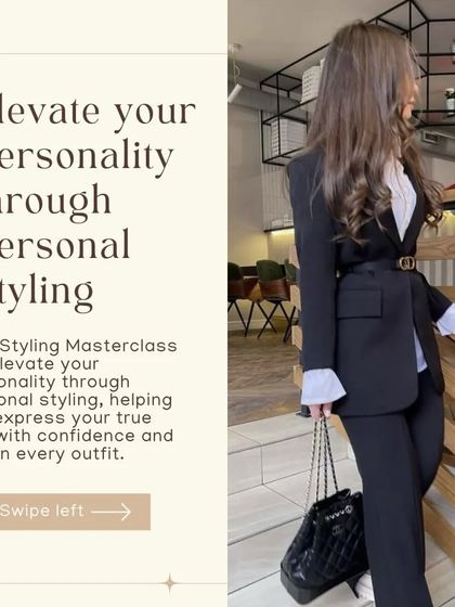 This masterclass will help you elevate your personality through personal styling. Learn to express your true self with confidence and flair in every single outfit.