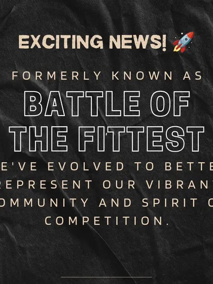 Another graphic announcing the rebranding of our signature competition, building excitement for what's to come.