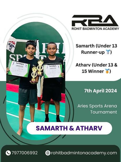 Rohit Badminton Academy - High Performance Badminton Training Our Champions: A Legacy of Wins photo 50