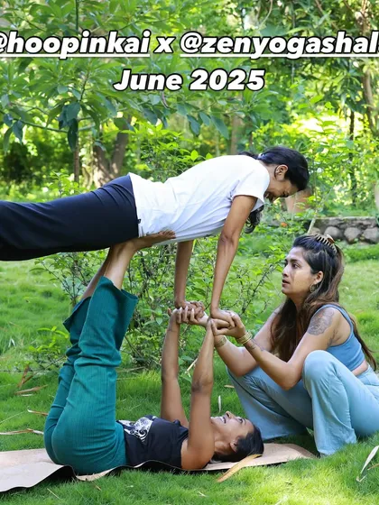 Acro yoga is a playful dance of trust and connection. I guide partners through foundational poses, helping them build strength, balance, and communication in a safe and supportive environment.