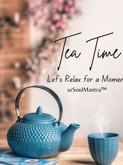 Tea time is a sacred moment. It's a chance to pause, relax, and reconnect with yourself before you continue with your day.