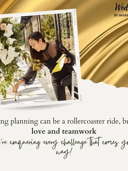 I believe in a hands-on approach to event planning. This photo captures me adding the final touches to a floral arrangement. My team and I are involved in every detail to ensure that every element of the decor is perfect and your vision comes to life.