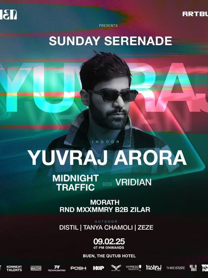 This Sunday, all roads lead to Buen, New Delhi. I'm playing before a massive B2B set, and the whole lineup is stacked. Karlo plan and see you on the floor.
