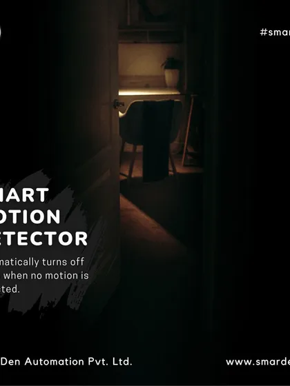Our smart motion detector helps you save energy and enhance security. It can automatically turn off lights in an empty room or alert you to unexpected movement, adding a layer of intelligence to your home.