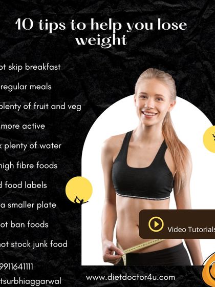 This list of ten tips is a comprehensive guide to losing weight the right way. I teach my clients to read food labels, use smaller plates, and not ban foods entirely for a more balanced approach.