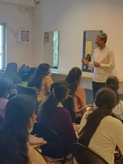 Our co-founder, Rahul Bhalchandra, personally mentors students, sharing invaluable industry insights on building a successful career in beauty. We believe direct mentorship is key to professional growth.