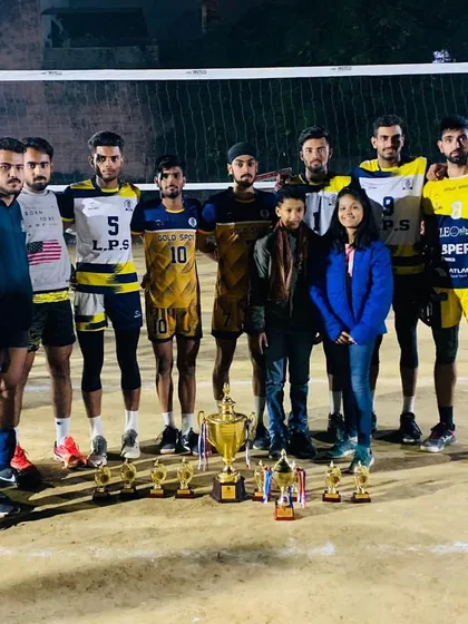 Team LPN Delhi with a collection of trophies from another successful tournament. We don't just participate; we aim to collect hardware.