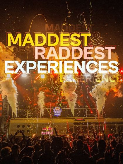A recap of the "Maddest & Raddest Experiences" from the last season of IIT festivals. This image captures the explosive energy of a Red Bull event we produced, complete with confetti and CO2 jets.