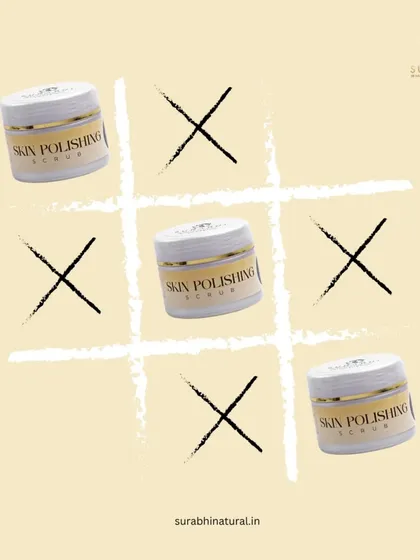 Tic-tac-toe, you win every time with our Skin Polishing Scrub. It's your best move for achieving smooth, radiant skin naturally.