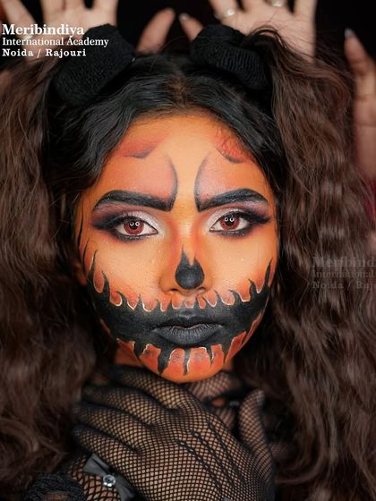 Get ready for spooky season! I teach SFX basics, like this creepy-cute pumpkin look, perfect for Halloween parties and events.