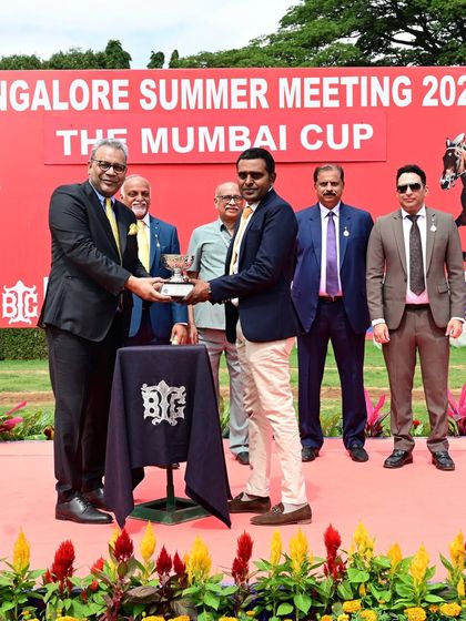 The Mumbai Cup presentation by a committee member of the Royal Western India Turf Club. Our race days are a confluence of the most important figures in Indian racing.