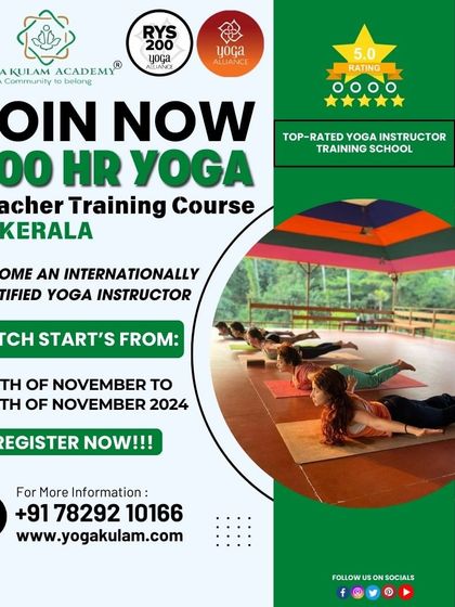 YogaKulam - Yoga & Ayurveda Wellness Retreats Yoga Teacher Training: Foundation Courses (100 & 200-Hour) photo 30