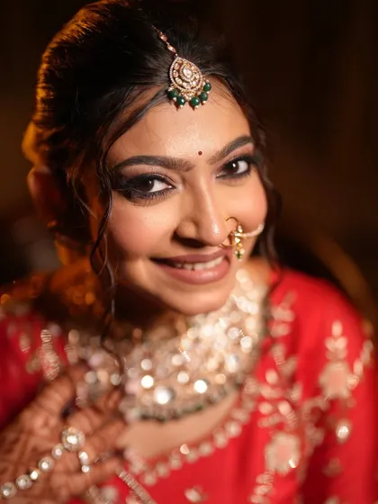 A final close-up portrait, capturing her beauty and happiness.