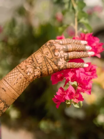 A professionally shot photo of the intricate arm design, showing how beautifully it photographs.