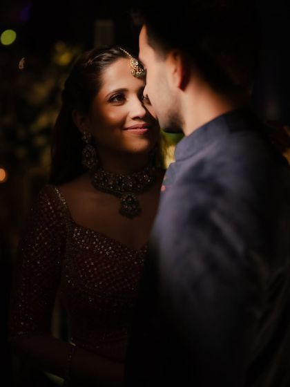 Another beautiful, moody shot of Janhvi. The focus on her eyes shows the soft yet impactful smokey eye makeup.