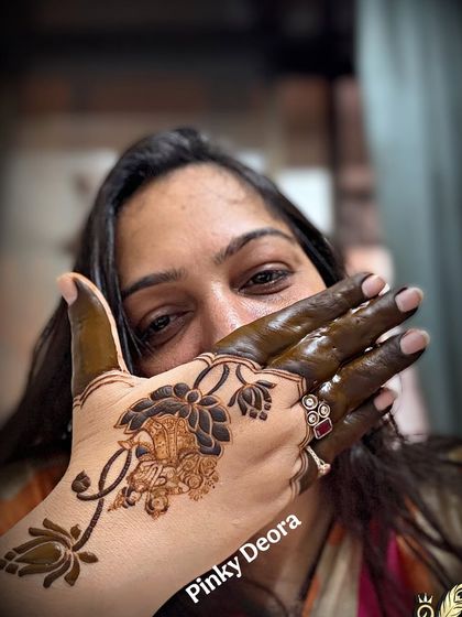 The joy of creating something beautiful and then wearing it yourself. My hand truly became my favorite canvas today.