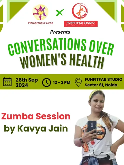 I was thrilled to host this "Conversations Over Women's Health" event, which included a fun Zumba session led by me.