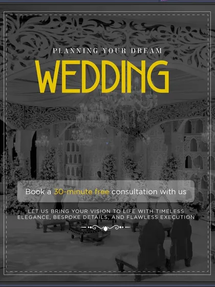 Your dream wedding starts with a conversation. I offer a complimentary 30-minute consultation to understand your vision and show you how I can turn it into a flawlessly executed reality.