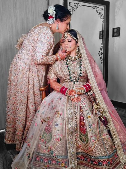 A beautiful, emotional moment between the bride and her mother. It's a privilege to be a part of these intimate family moments.