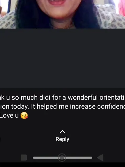 A wonderful message from a client who is also a friend. Helping her increase her confidence was an overwhelming and beautiful feeling.