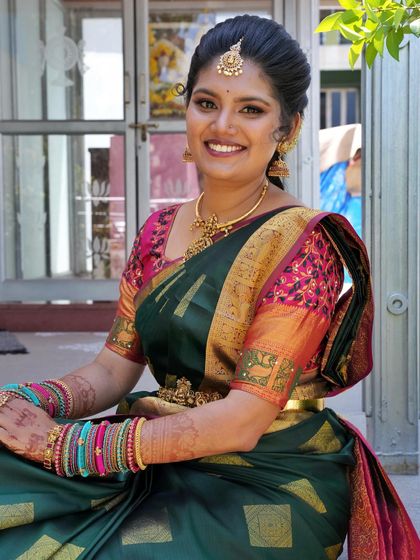 Himabindu - Bridal Makeup Classic South Indian Muhurtham Looks photo 52
