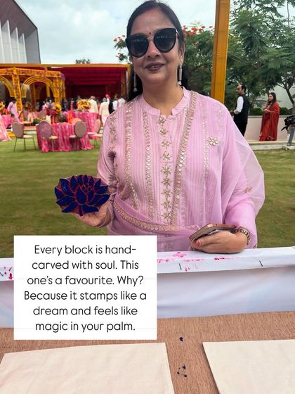 Amoha Prints - Live Block Printing Stations for Events Weddings & Celebrations photo 17