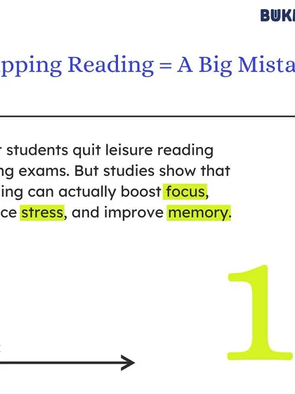 Many students stop reading for fun during exams, but that's a mistake. This series explains how reading can actually reduce stress, sharpen thinking, improve memory, and lead to better performance.