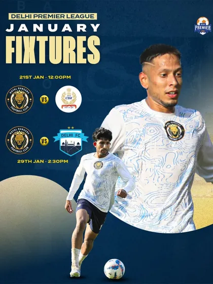 January fixtures are here. This graphic details two big matches for our club as we look to conquer the league.