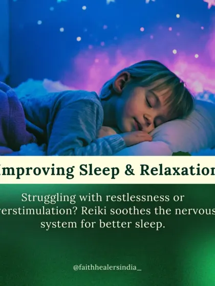 If your child struggles with restlessness or overstimulation, Reiki can help. It soothes the nervous system, leading to better, more peaceful sleep.