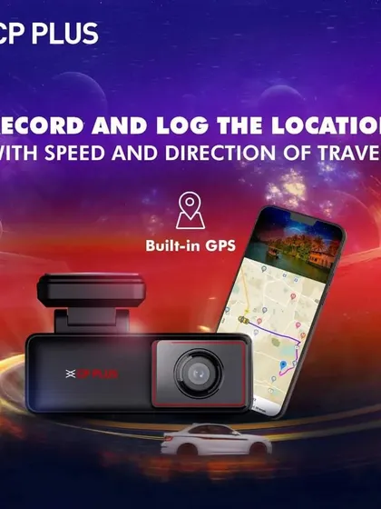 Our CP Plus dashcams do more than just record the road. With built-in GPS, they log your vehicle's location, speed, and direction, providing a complete and verifiable record of every trip.