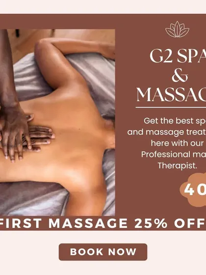 I offer professional spa and massage treatments for women. I sometimes have special offers for new clients who want to try my service for the first time.