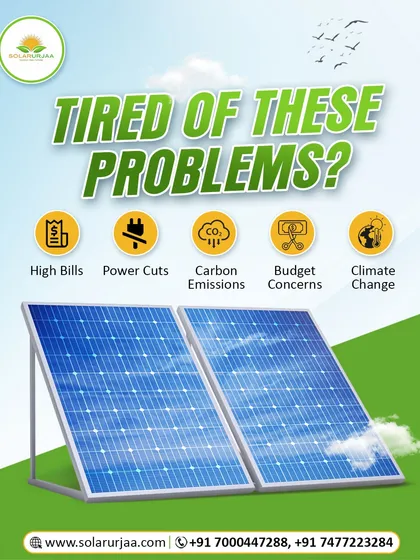 Are you tired of problems like high bills, power cuts, and carbon emissions? This graphic shows how solar is the single solution to all these concerns, making it a smart and practical choice.