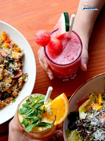 I believe in eating the rainbow. This isn't just a saying; filling your plate with colorful salads, fruits, and fresh juices ensures you get a wide variety of vitamins and antioxidants. It's about making healthy food look and taste delicious.