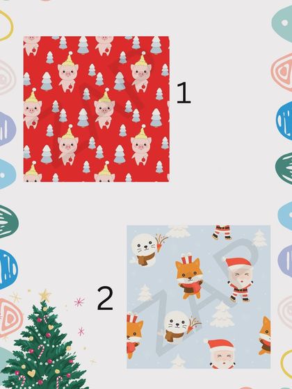 Getting ready for Christmas! Here are some of the cute and festive prints you can choose from to customize the perfect holiday outfit for your little one.