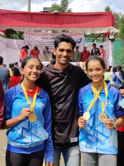 A throwback to our young champions and their coach conquering the Student Olympics of India.