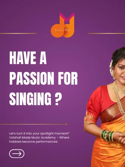 If you have a passion for singing, I can help you turn it into your spotlight moment. This image is the start of a series showing how we transform hobbies into stage-ready performances, beginning with a welcoming class for all.