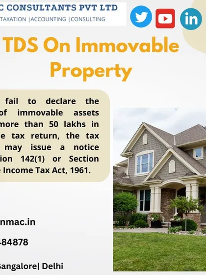 If you fail to declare the purchase of an immovable property valued at more than 50 lakhs in your ITR, you may receive a notice from the tax authorities. I ensure all such transactions are correctly reported.