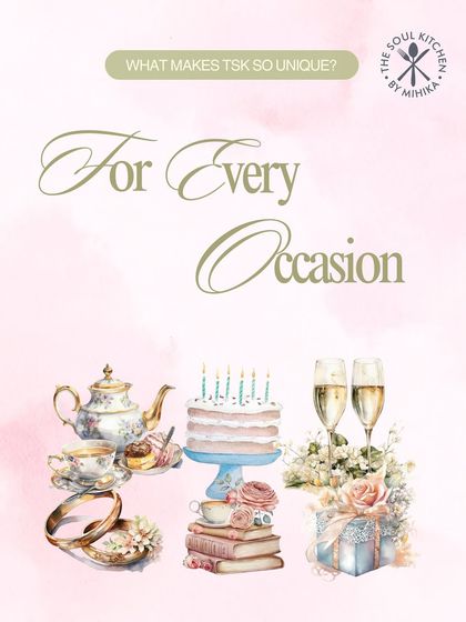 I cater to every occasion, from birthdays to high-teas, designing every detail to match your moment.