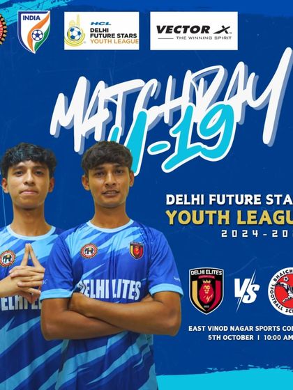 Matchday 4 for our U-19s in the HCL Delhi Future Stars Youth League.