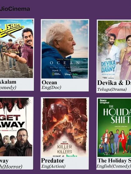 Comedy, horror, and documentaries from JioCinema. There's a wide variety to choose from for your private screening.