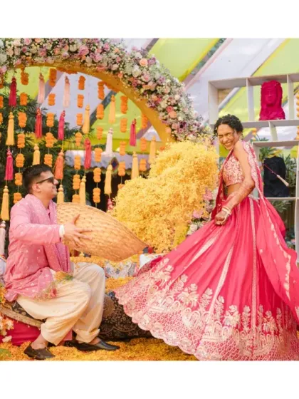 WhatKnot - Wedding Photography & Videography The Haldi Edit: Colours, Chaos & Laughter photo 37